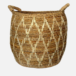 Uma Cantik Railaco Natural Oval Basket - L
