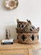 Uma Cantik Planter Low Basket Black - S