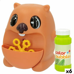 Bellenblaas Spel Colorbaby Color Bubbles 60 ml 11 x 12 x 11 cm (6 Stuks)