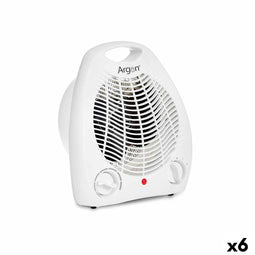 Draagbare ventilatorkachel Wit 2000 W (6 Stuks)