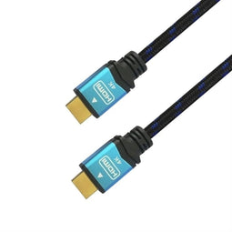 HDMI-Kabel Aisens A120-0355 0,5 m 4K Ultra HD Zwart/Blauw