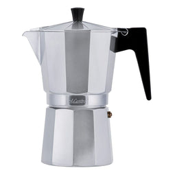 Italiaanse Koffiepot Feel Maestro MR-1666-9 Zwart Zilverkleurig Aluminium 450 ml 9 Kopjes