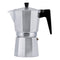 Italiaanse Koffiepot Feel Maestro MR-1666-9 Zwart Zilverkleurig Aluminium 450 ml 9 Kopjes