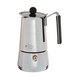 Italiaanse Koffiepot San Ignacio Milán SG1745 Zilverkleurig Roestvrij staal