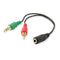 Kabel Audio Jack (3,5 mm) Ewent EC1642 0,15 m