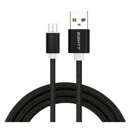 Kabel Micro USB Eightt 1 m 480 Mb/s Zwart