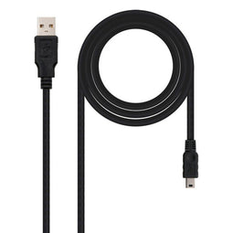 Kabel USB 2.0a naar Mini USB B NANOCABLE 10.01.0403 3 m Zwart