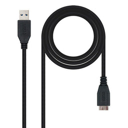 Kabel USB 3.0 naar Micro USB B NANOCABLE 10.01.110-BK 1 m