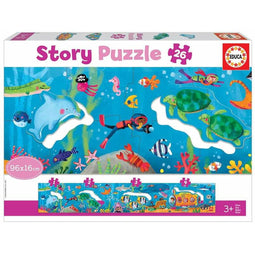 Kinderpuzzel Educa Submarine World 26 Onderdelen