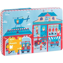 Kinderpuzzel Apli Firefighters 24 Onderdelen 48 x 32 cm