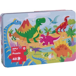 Kinderpuzzel Apli Dinosaurs 24 Onderdelen 48 x 32 cm