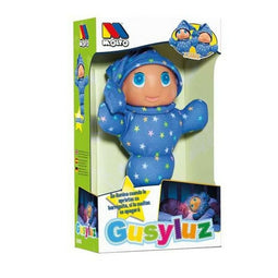 Knuffel Gusy Luz Moltó 385 Blauw Roze Groen Multicolour PVC (33 cm)