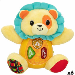 Knuffel Winfun dieren ES 16 x 17,5 x 9,5 cm (6 Stuks)