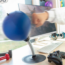 Opblaasbare boksbal tegen stress voor op het bureau Hittres InnovaGoods