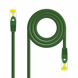 Patchkabel Categorie 6a SFTP NANOCABLE 10.20.1900-GR Grijs Groen 3 m