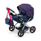 Poppenwagen Bayer 12754AA Marineblauw 58 cm