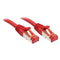 Stevige UTP-netwerkkabel categorie 6 LINDY 47734 2 m Rood 1 Stuks