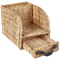 Beliani MALPELO - Bureau organizer - Lichthout - Rotan