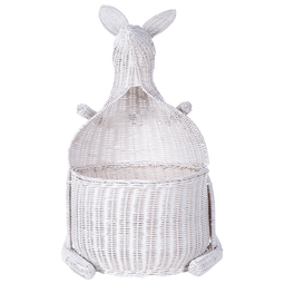 Beliani KAPITI - Mand - Wit - Rotan