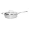 Hapjespan met dubbelwandige deksel 'Silver 7'