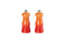 Peper- en Zoutmolen Small 2st. 'Oranjerood'