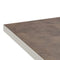Stalux Eettafel 'Gijs' 200 x 100cm, kleur wit lederlook bruin