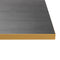 Stalux Eettafel 'Gijs' 240 x 100cm, kleur goud zwart eiken