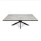 Stalux Eettafel 'Gijs' 200 x 100cm, kleur zwart beton