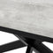Stalux Eettafel 'Gijs' 200 x 100cm, kleur zwart beton