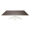 Stalux Eettafel 'Gijs' 200 x 100cm, kleur wit bruin hout