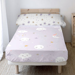 Happy Friday Sheet set 2 pieces Moons 160x270 cm (Single) Multicolor