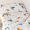 Happy Friday Fitted sheet Mini savanna 90x200x32 cm (Single) Multicolor