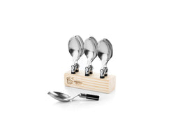 Amuse Lepels Zwart 6 stuks 'Premium Line'