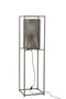 STAND LAMP STR HOL MET GRY S