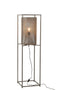 STAND LAMP STR HOL MET GRY S