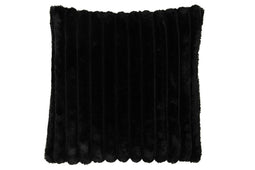 CUSHION CORDUROY POLYES BLACK
