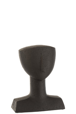 J-Line decoratie Figuur Lea - polyresin - zwart