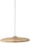 LAMP SHADE FLAT RND SEAGR NAT