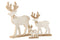 REINDEER ON FOOT MAN WH/WH W L