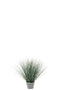 J-Line Grassen In Pot Metaal Plastiek Blauw/Groen Small