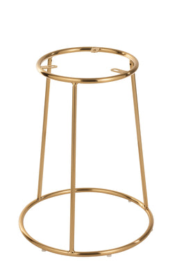 J-Line Frame Midden Kruk Metaal Goud