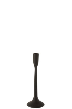 CANDLEHOLDER METAL MATTE BL S