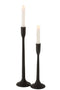 CANDLEHOLDER METAL MATTE BL S