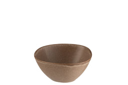 BOWL LOUISE CERAMIC COGNAC M