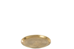 TRAY ROUND RINGS ALU GD S 30CM