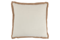 CUSHION BOR WOV SQ POLYES BEI
