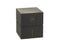 J-Line doos 4 geurkaars Deluxe - glas - zilver