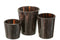 J-Line doos 4 geurkaars Deluxe - glas - zilver