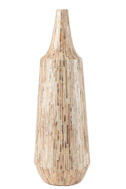 VASE NUYE BOTTLE SH/PAP BEI