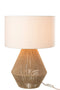J-Line wanddecoratie Ovalen Strepen - metaal - bruin/groen - small